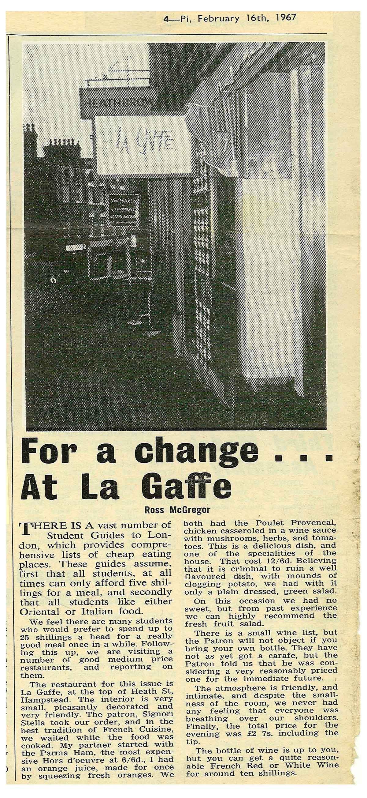 La Gaffe Press & Reviews La Gaffe Hotel & Restaurant